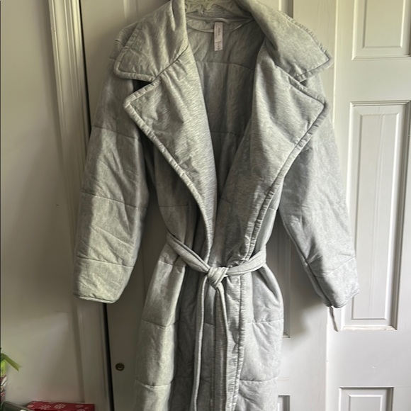NWT Auden Women's Gray Belted robe heavy xl - Picture 1 of 3